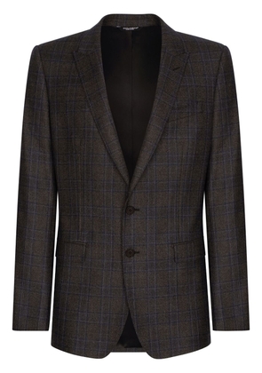 Dolce & Gabbana Prince of Wales check pattern blazer - Grey