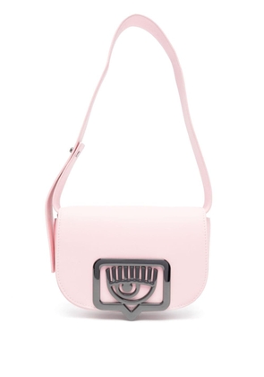 Chiara Ferragni Eyelike-plaque shoulder bag - Pink