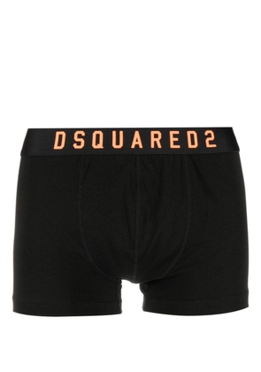 Dsquared2 logo-tape two-tone boxers - Black