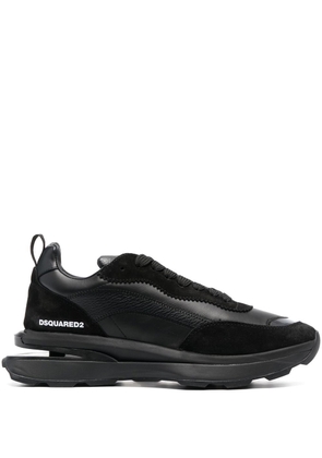Dsquared2 logo-print lace-up sneakers - Black