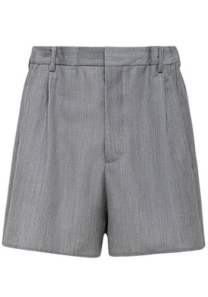 Prada tailored wool-mohair shorts - Grey