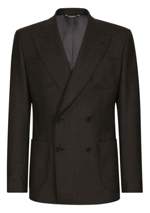 Dolce & Gabbana double-breasted wool blazer - Black
