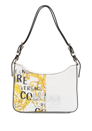 Versace Jeans Couture Barocco print shoulder bag - White
