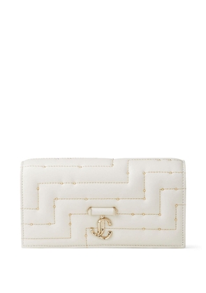 Jimmy Choo Avenue quilted chain wallet - Neutrals