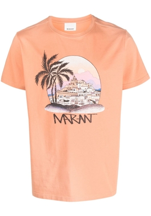 MARANT graphic-print T-shirt - Orange