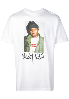 Supreme Nasty Nas graphic-print T-shirt - White