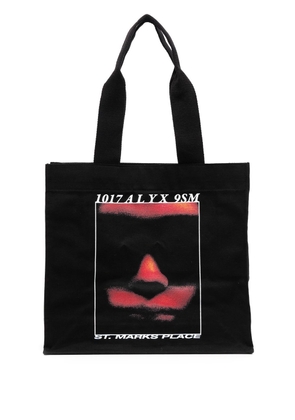 1017 ALYX 9SM graphic-print cotton tote bag - Black