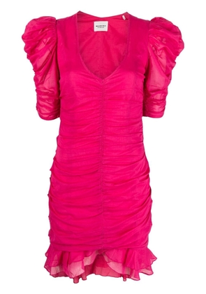 MARANT ÉTOILE Sireny puff-sleeve minidress - Pink