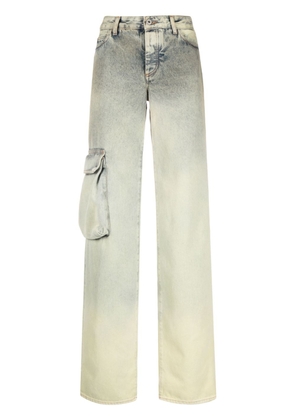Off-White Toybox Laundry wide-leg jeans - Blue