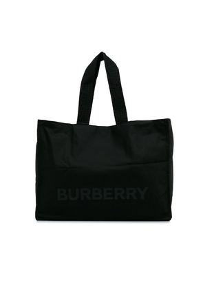 Burberry Pre-Owned 2018-2022 Eco Nylon Logo Trench tote bag - Black