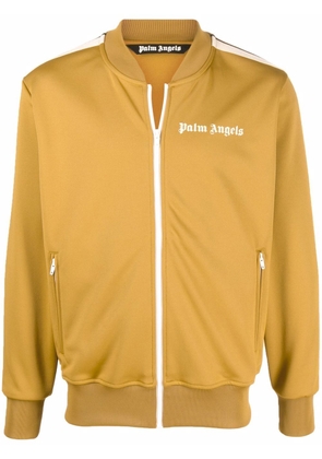 Palm Angels logo-print track jacket - Neutrals