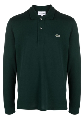 Lacoste logo-patch cotton polo shirt - Green