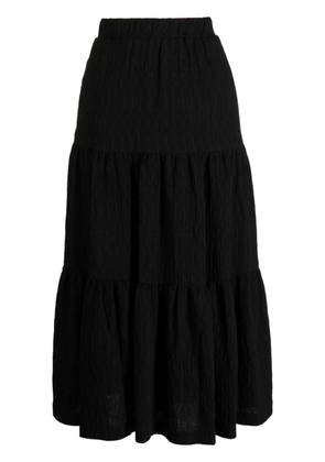 tout a coup flared A-line skirt - Black