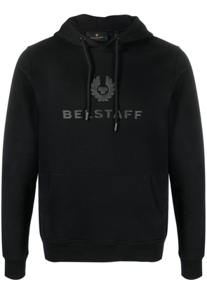 Belstaff logo-print cotton hoodie - Black