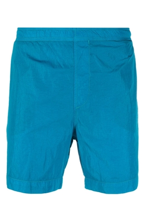 C.P. Company logo-patch swim shorts - Blue