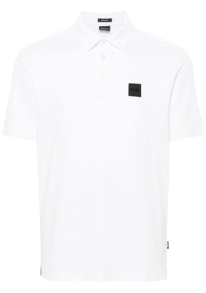 BOSS appliqué-logo polo shirt - White