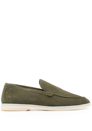 Scarosso Ludovico suede loafers - Green