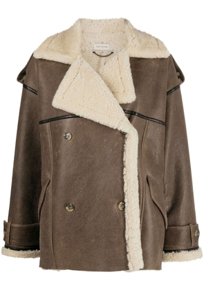 The Mannei Jordan shearling-lined jacket - Brown