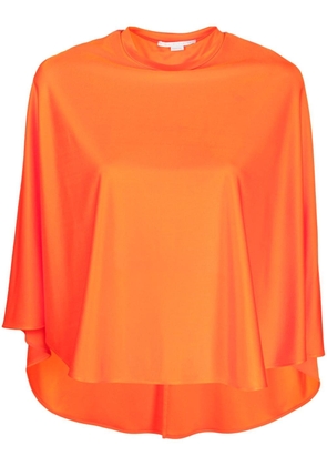 Stella McCartney high-low draped blouse - Orange