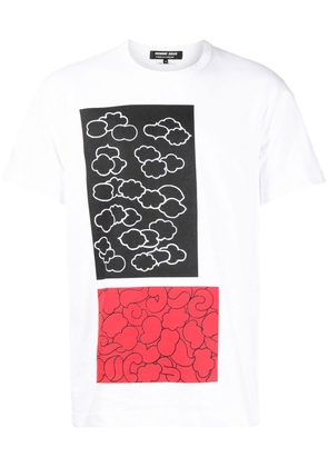 Comme des Garçons Homme Deux graphic-print cotton T-shirt - White