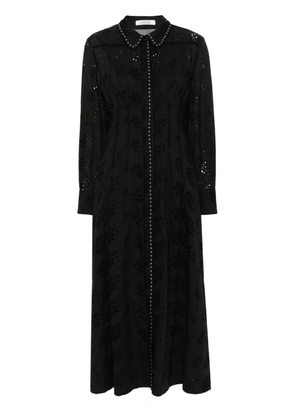 Dorothee Schumacher stud-embellished cotton midi dress - Black