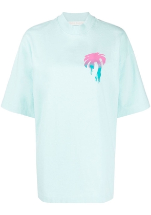 Palm Angels I Love PA-print T-shirt - Blue