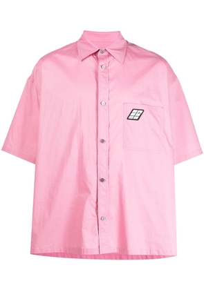 AMBUSH buttoned bowling shirt - Pink