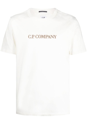 C.P. Company logo-print cotton T-shirt - White