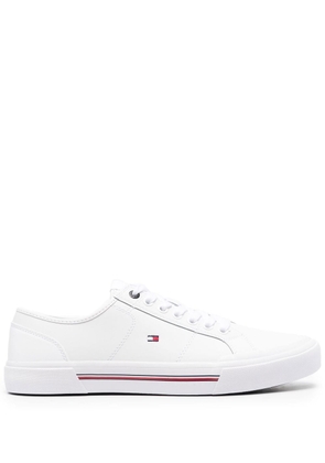 Tommy Hilfiger low-top leather sneakers - White