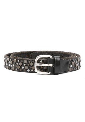 ERALDO stud-embellished leather belt - Black