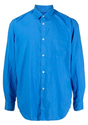 Comme Des Garçons Shirt patch-pocket long-sleeved shirt - Blue