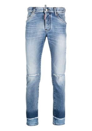 Dsquared2 skinny washed denim jeans - Blue