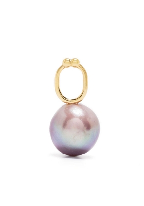 Maria Black Stag pearl-embellished charm - Gold