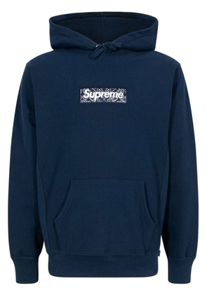 Supreme Bandana Box logo hoodie - Blue
