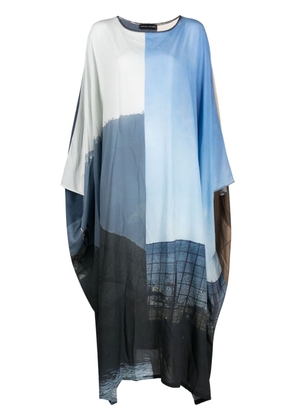 Barbara Bologna graphic-print maxi dress - Blue