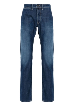 Incotex contrast stitching slim-fit jeans - Blue