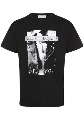 Alexander McQueen graphic logo-print T-shirt - Black