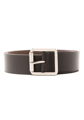 Ferragamo logo-stamp leather belt - Brown