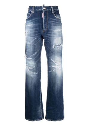 Dsquared2 faded distressed-effect jeans - Blue