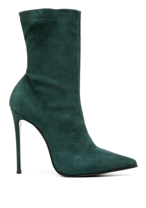 Le Silla Eva 115mm pointed-toe boots - Green