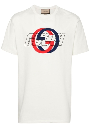 Gucci Interlocking G printed cotton T-shirt - White
