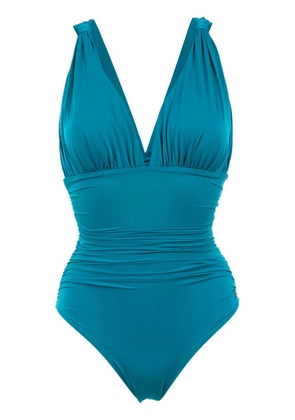 Brigitte ruched swimsuit - Blue