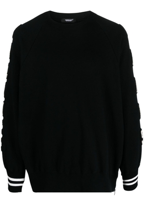 Undercover patch-detail cotton sweatshirt - Black