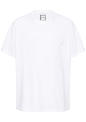 Wooyoungmi logo-appliqué cotton T-shirt - White