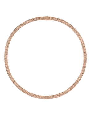 Officina Bernardi 18kt rose gold Enigma diamond necklace - Pink