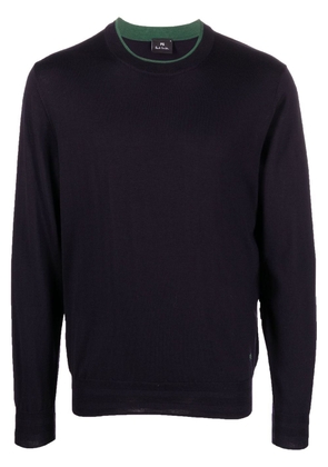 PS Paul Smith crew-neck pullover jumper - Blue