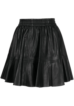 b+ab high-waisted pleated skirt - Black