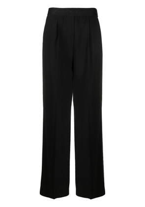 MSGM wide-leg high-waist trousers - Black