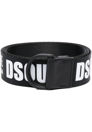 Dsquared2 logo-print sliding belt - Black