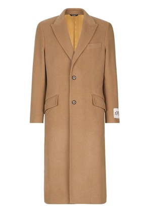 Dolce & Gabbana Re-Edition single-breasted coat - Neutrals